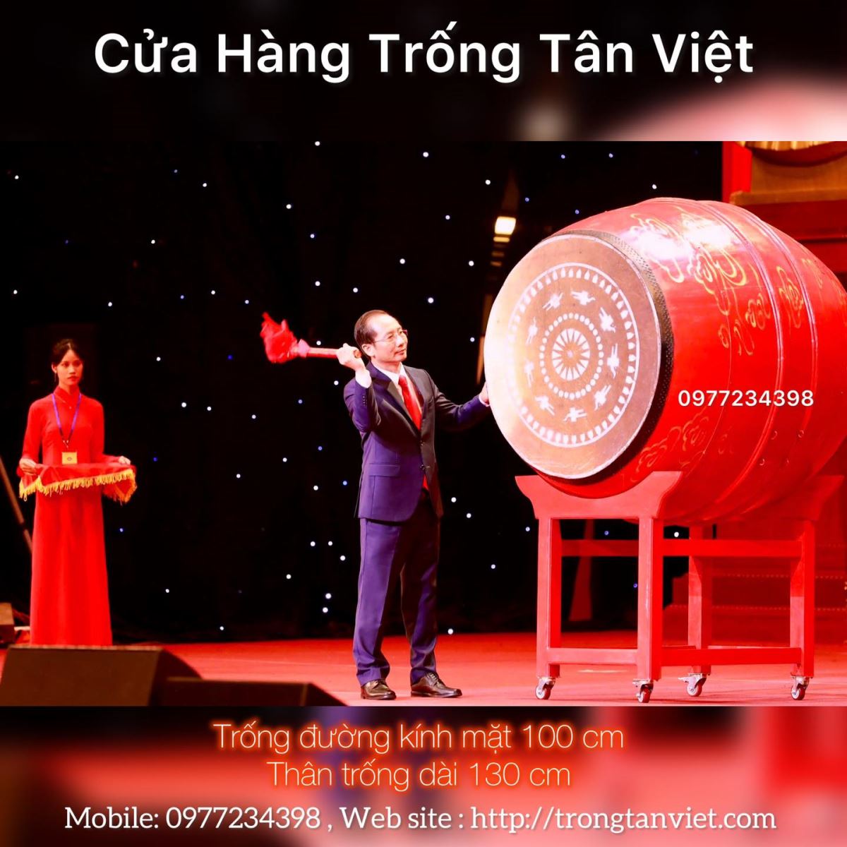 cho thuê trống khai giảng năm học mới