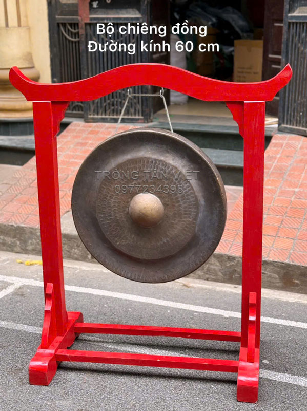 Giá bộ chiêng đồng đường kính 60 cm 