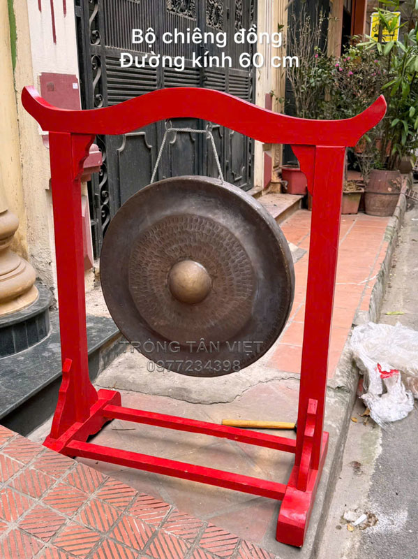 Bộ Chiêng Đồng Đường Kính 60 Cm