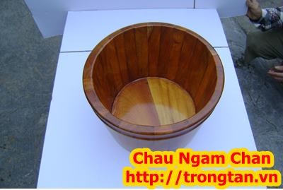 chậu ngâm chân bằng gỗ