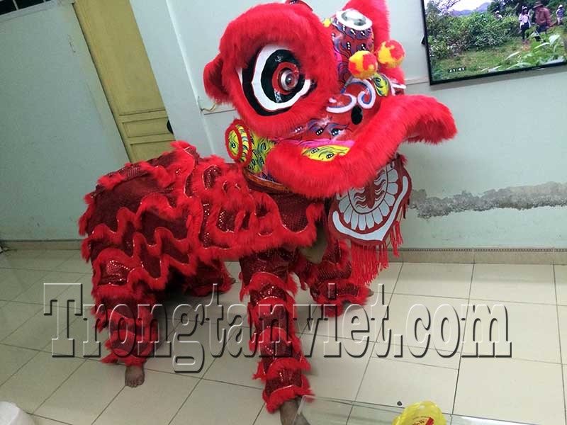 bộ đầu lân kim sa