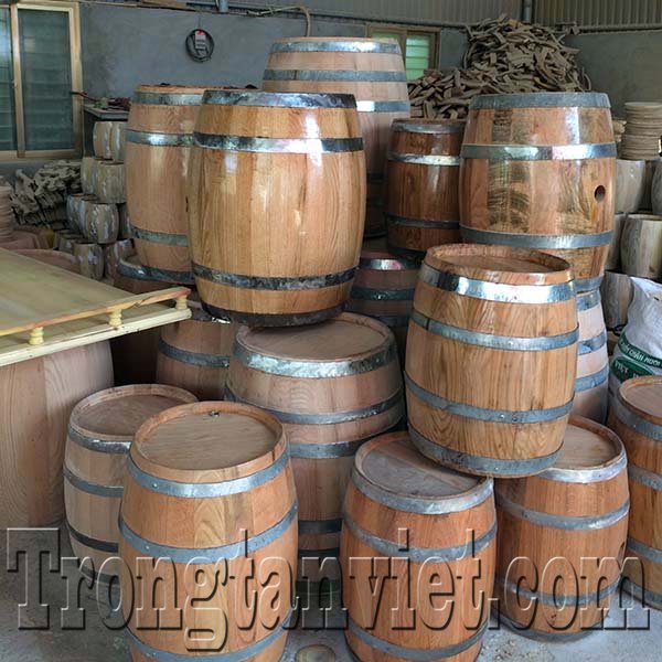 thùng gỗ sồi Việt Nam