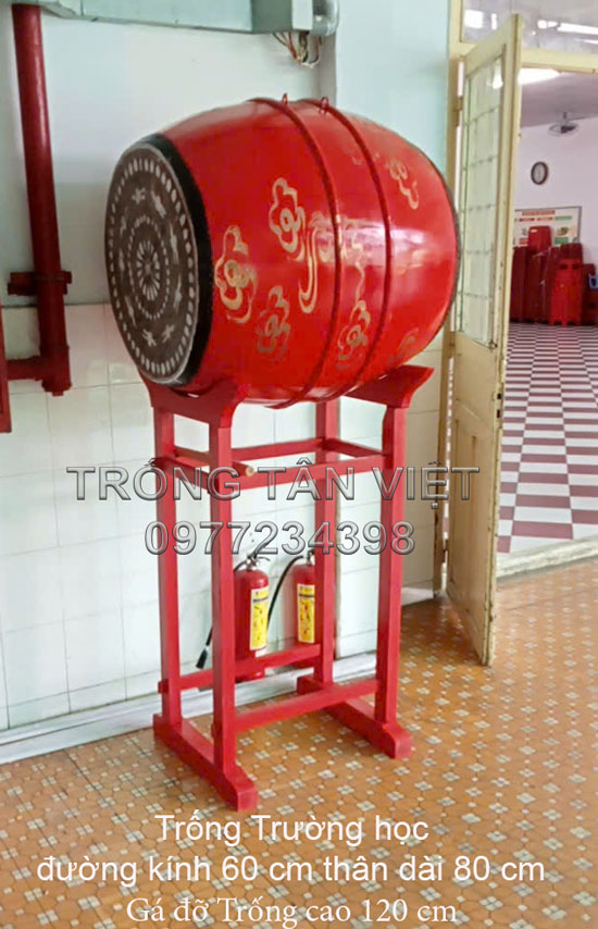 trống trường học 60 cm x 80 cm mẫu trống các trường miền nam thường dùng