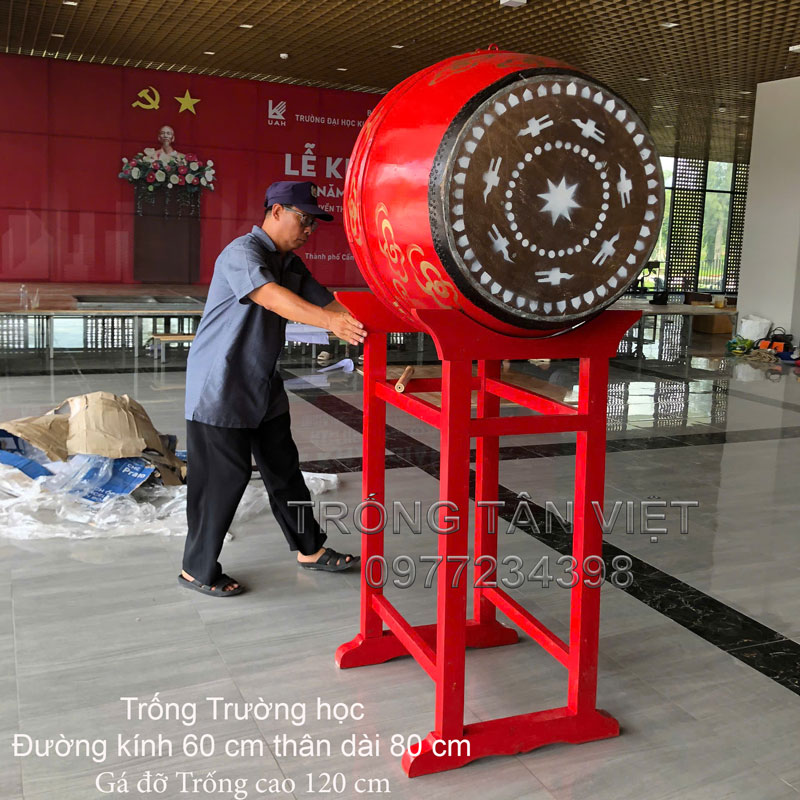 trống trường học miền nam giá cao 120 cm