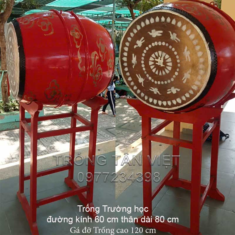 trống trường thường dùng cho khối trung học